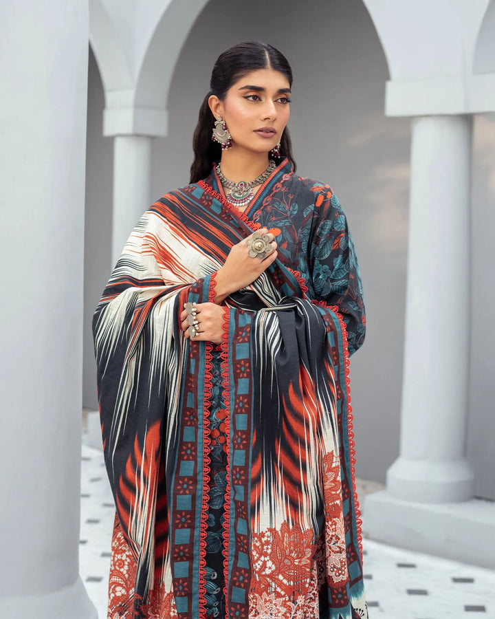 3 Piece Khaddar Suit Stitched | 16364-IG-KD - Sha Posh Textile