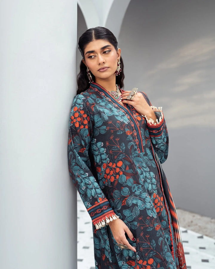 3 Piece Khaddar Suit Stitched | 16364-IG-KD - Sha Posh Textile
