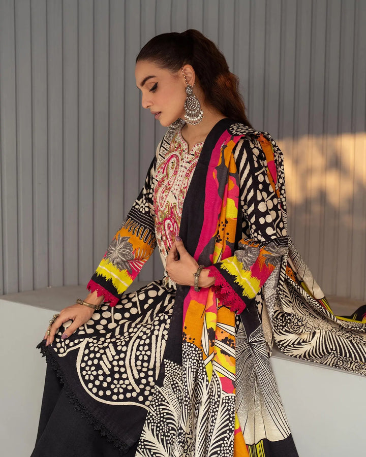 3 Piece Khaddar Suit Stitched | 16377-IG-KD - Sha Posh Textile