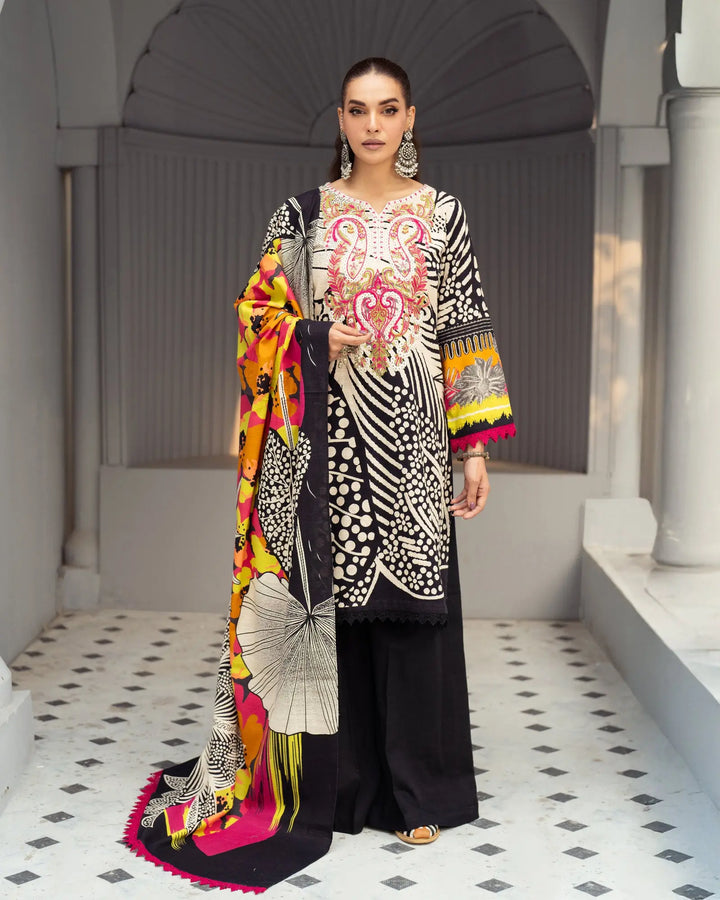 3 Piece Khaddar Suit Stitched | 16377-IG-KD - Sha Posh Textile
