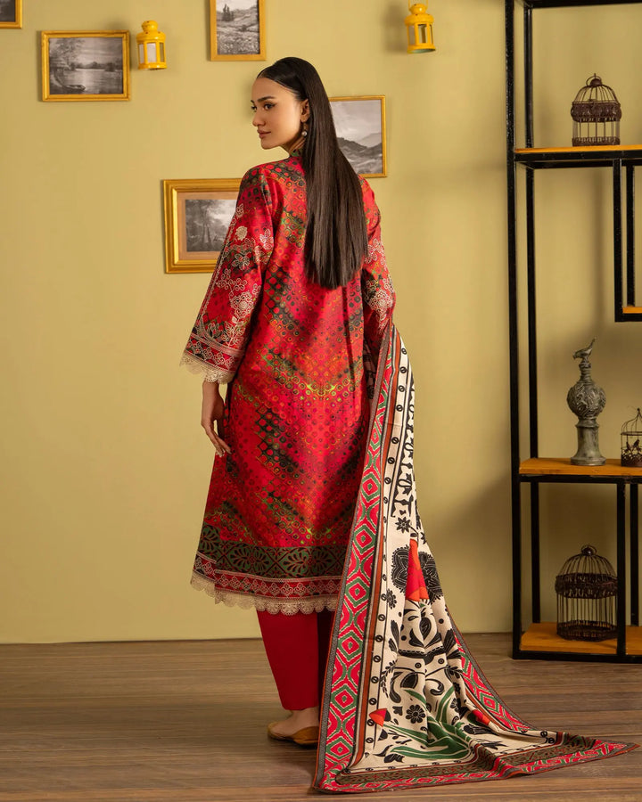 3 Piece Khaddar Suit Stitched | 16388-IG-KD - Sha Posh Textile