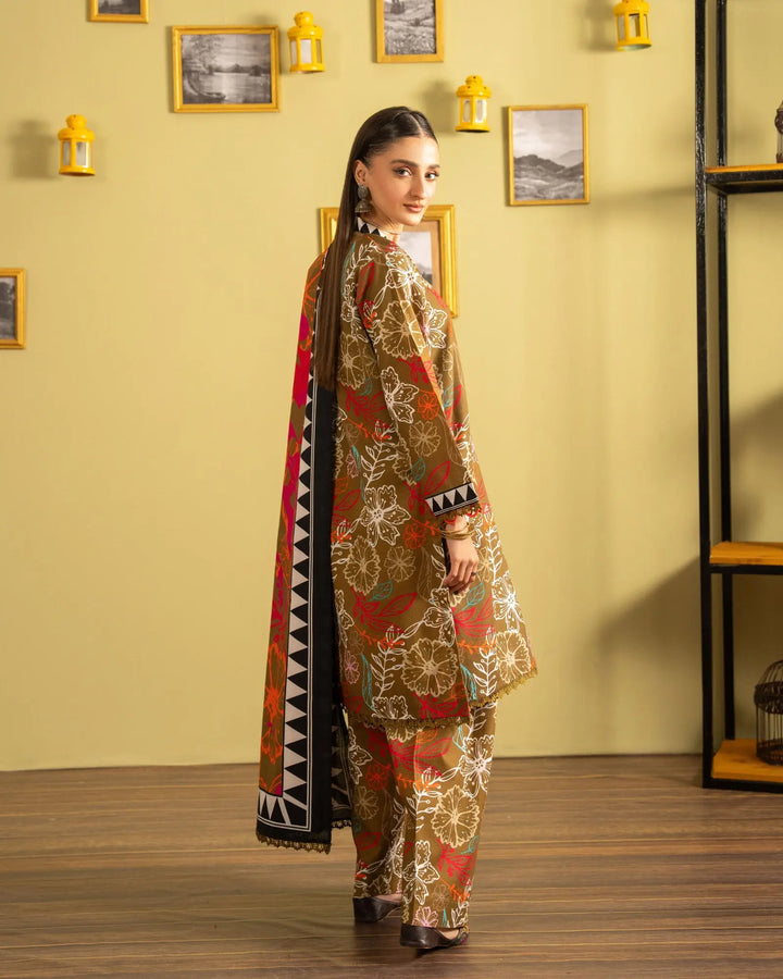 3 Piece Khaddar Suit | 16333-IG-KD - Sha Posh Textile