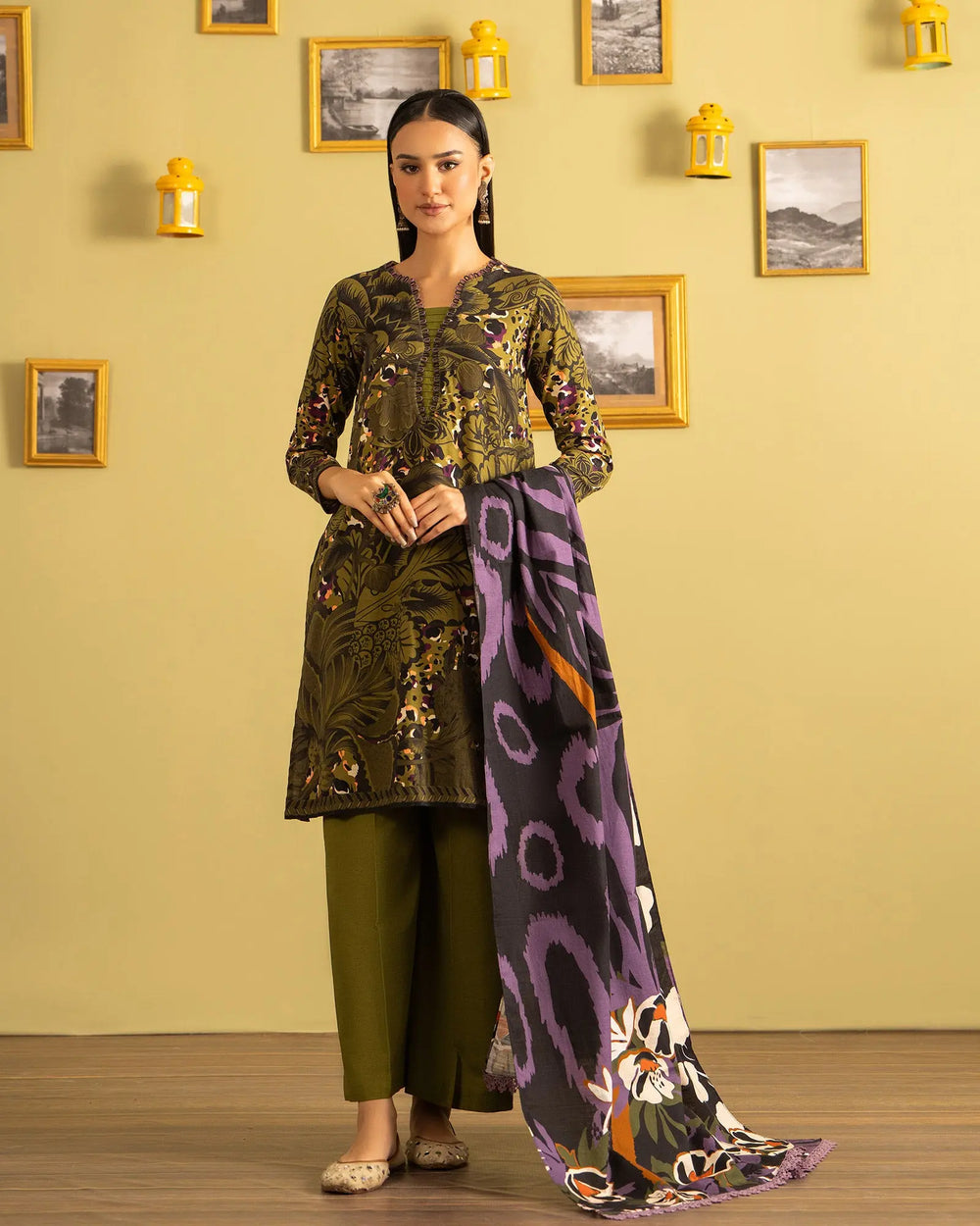 3 Piece Khaddar | 16399 Sha Posh Textile