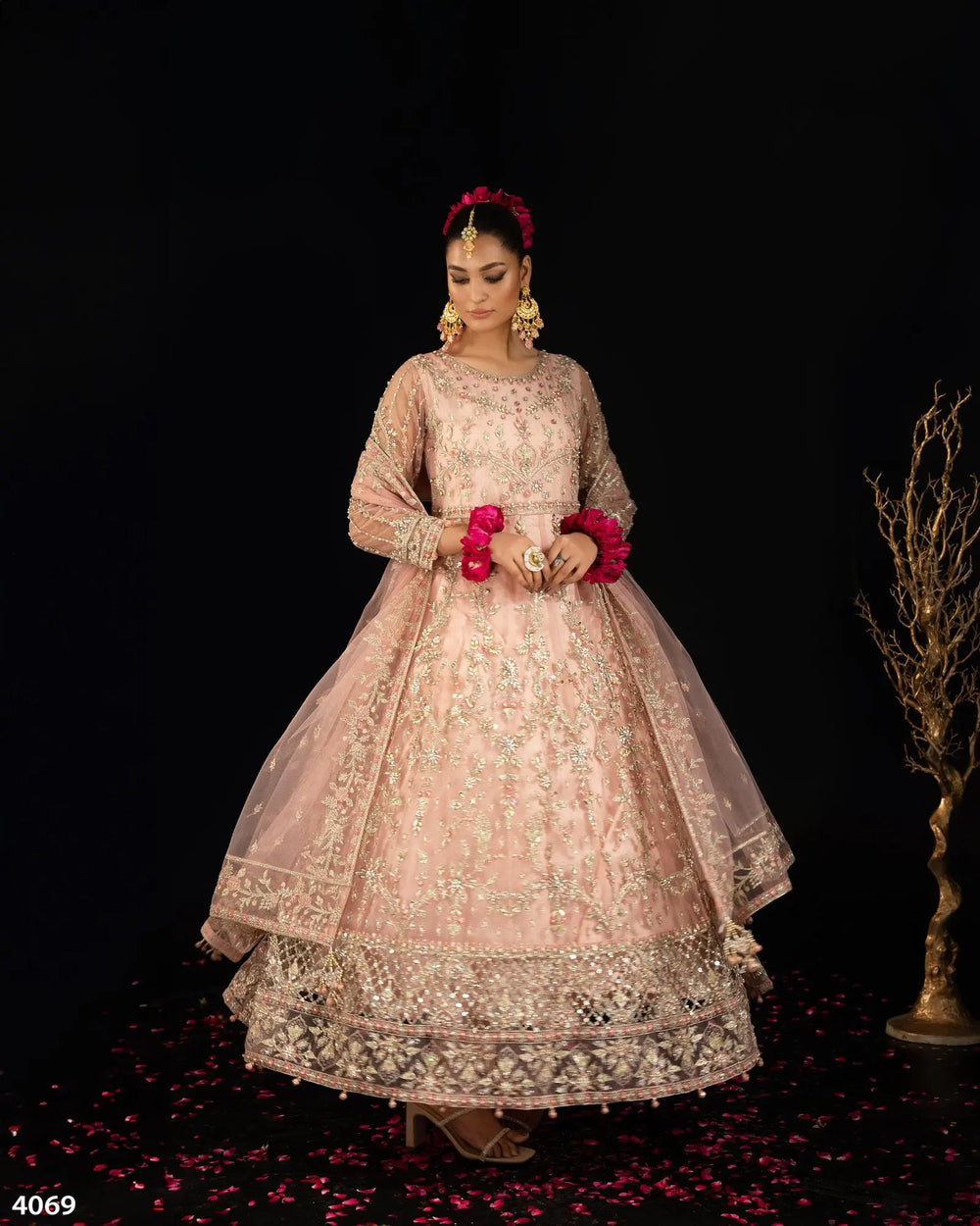 3 Piece Net Maxi | 4069-SJ-NT - Sha Posh Textile
