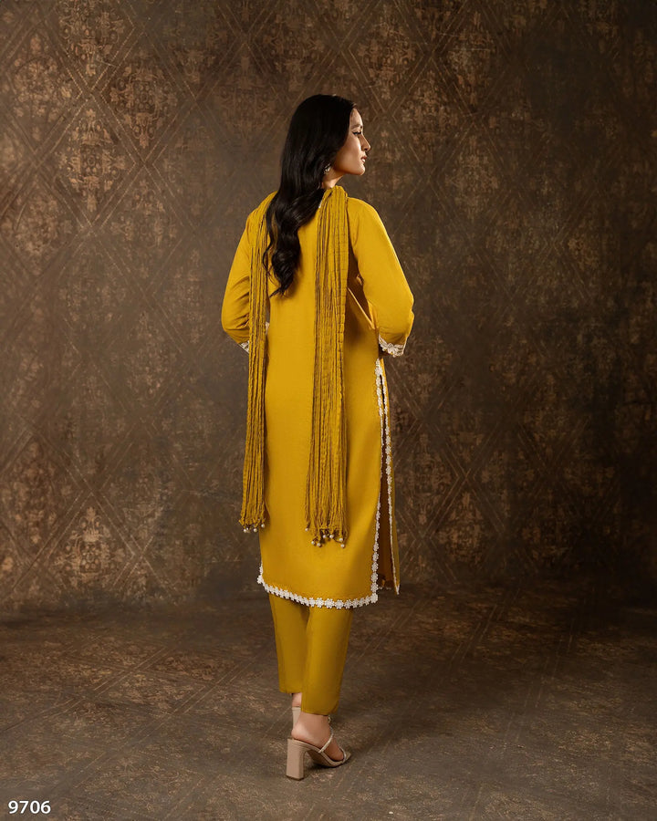 3 Piece Net Suit | 9706-IG-NT - Sha Posh Textile