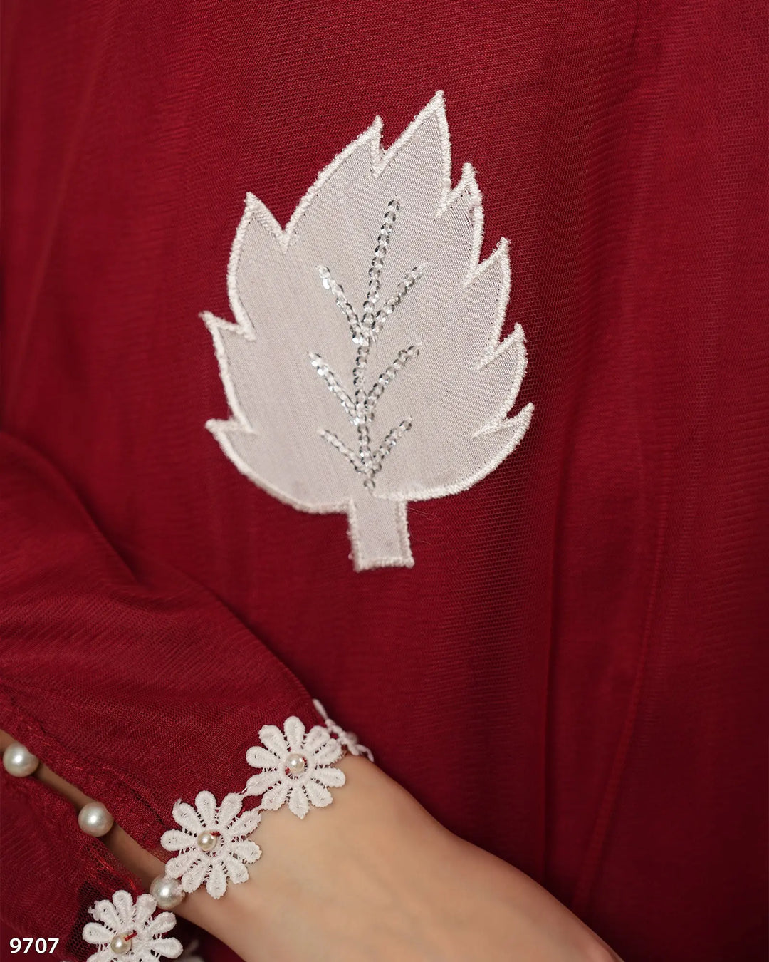 3 Piece Net Suit | 9707-IG-NT - Sha Posh Textile