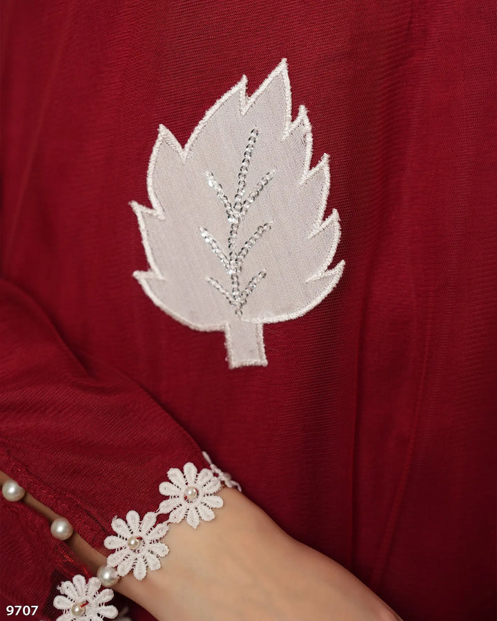 3 Piece Net Suit | 9707-IG-NT - Sha Posh Textile