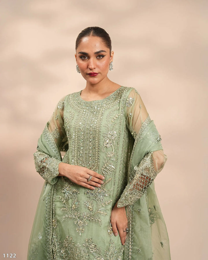 3 Piece Organza Suit | 1122-ST-ORZ - Sha Posh Textile