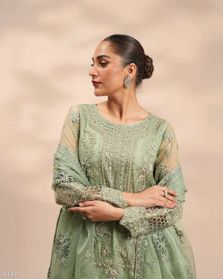 3 Piece Organza Suit | 1122-ST-ORZ - Sha Posh Textile