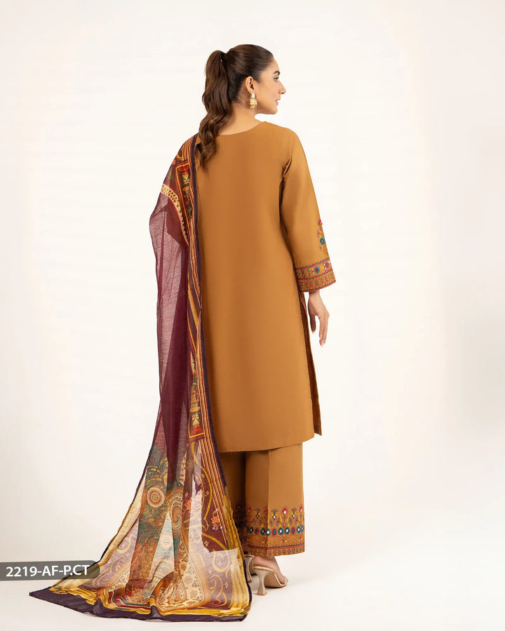 3 Piece Poplin Cotton Suit | 2219-AF-P.CT - Sha Posh Textile