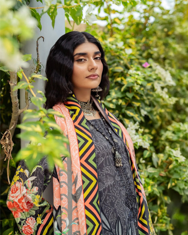 3 Piece - Printed Embroidered Khaddar Suit Unstitched | UNFF036-KD - Sha Posh Textile