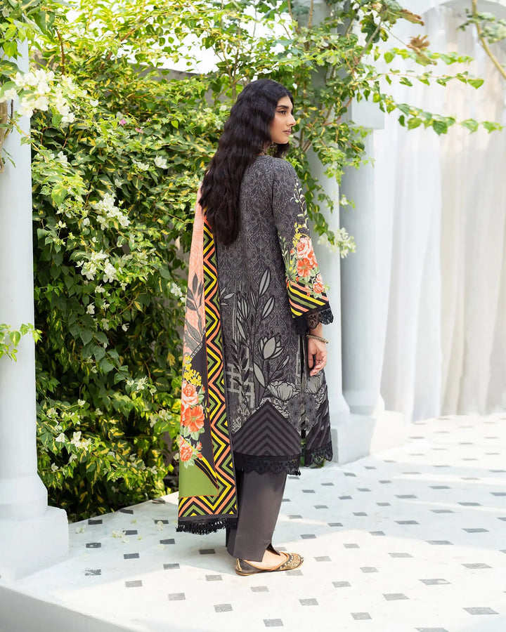 3 Piece - Printed Embroidered Khaddar Suit Unstitched | UNFF036-KD - Sha Posh Textile