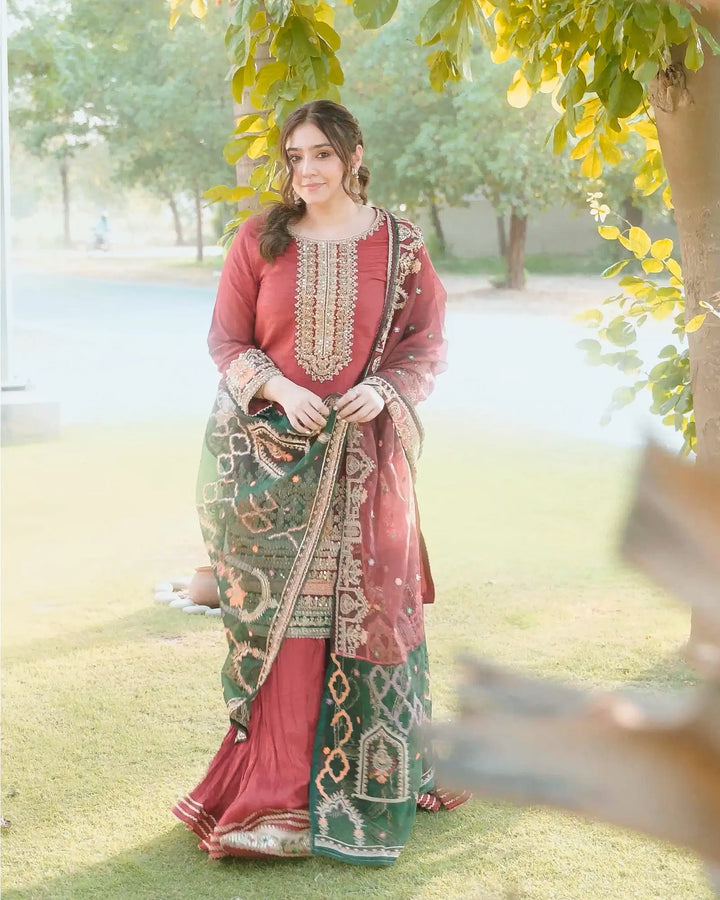 3 Piece Raw Silk Suit | 1989-NA-RWS - Sha Posh Textile
