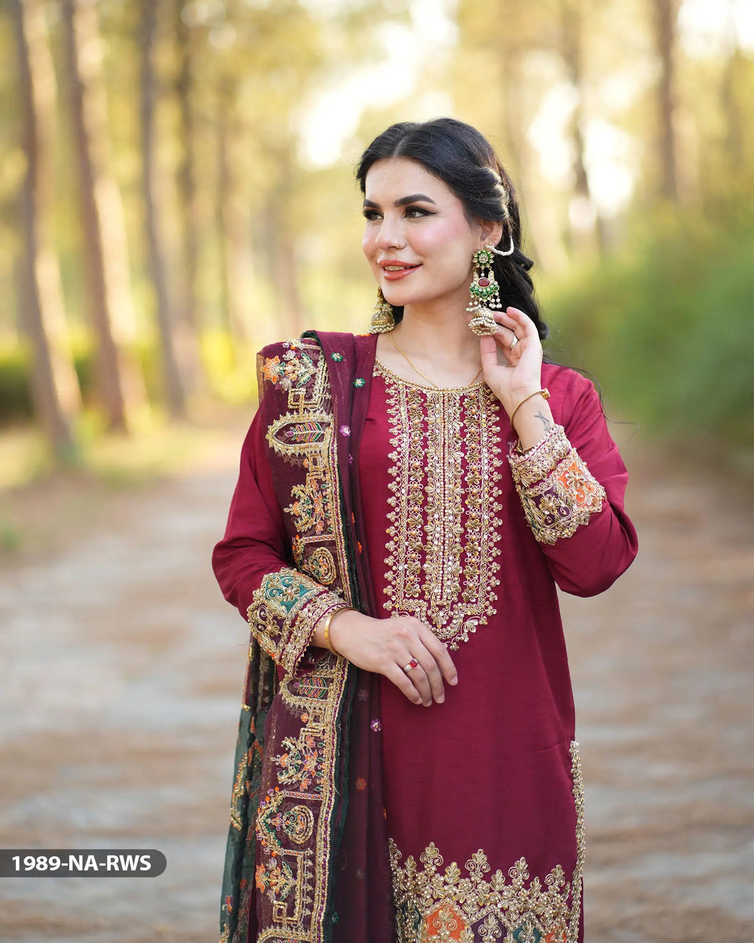 3 Piece Raw Silk Suit | 1989-NA-RWS - Sha Posh Textile