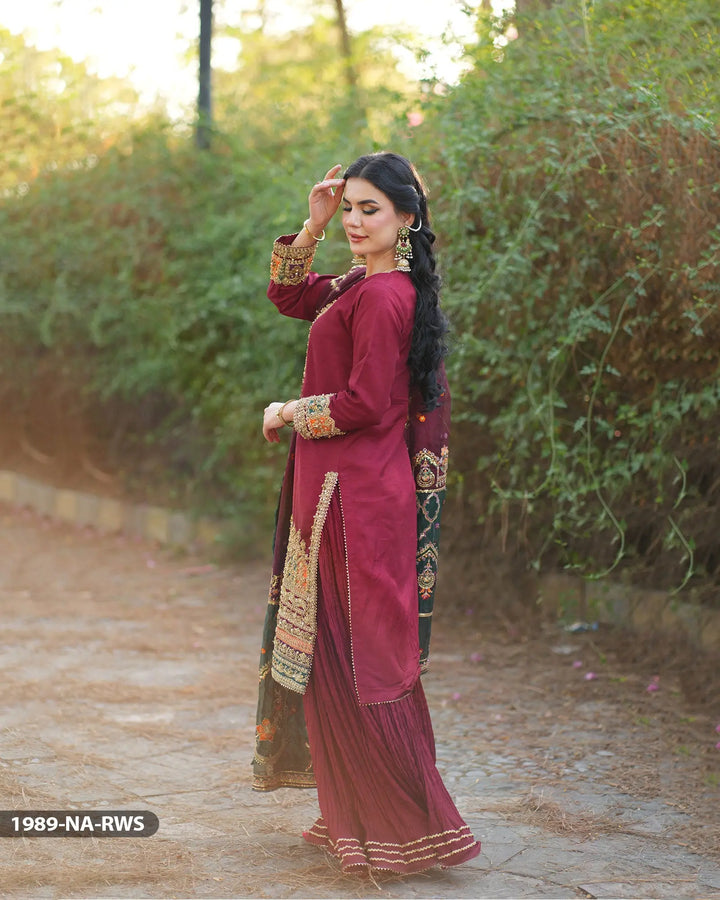 3 Piece Raw Silk Suit | 1989-NA-RWS - Sha Posh Textile