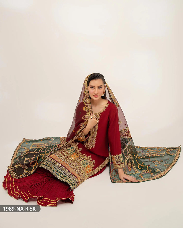 3 Piece Raw Silk Suit | 1989-NA-RWS - Sha Posh Textile
