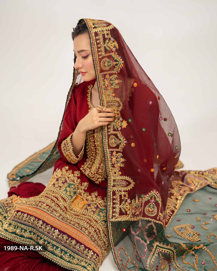 3 Piece Raw Silk Suit | 1989-NA-RWS - Sha Posh Textile