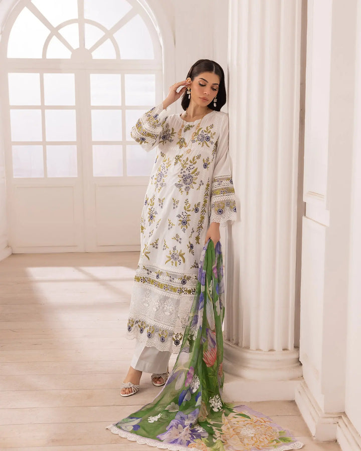 3-Piece Ready-to-Wear Cambric Cotton Suit | 1120-ST-K.CT Sha Posh Textile