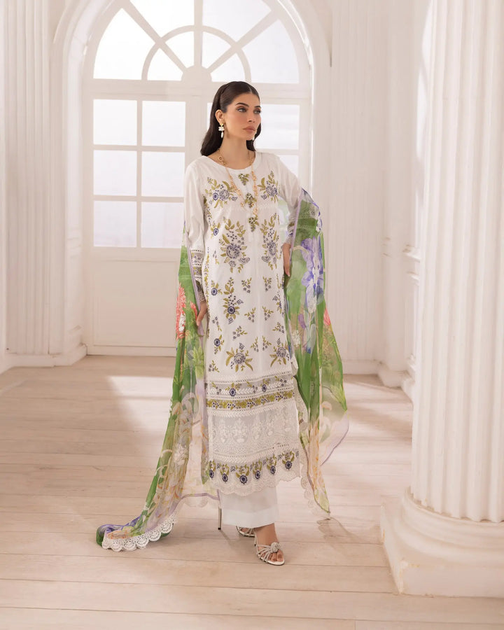 3-Piece Ready-to-Wear Cambric Cotton Suit | 1120-ST-K.CT Sha Posh Textile