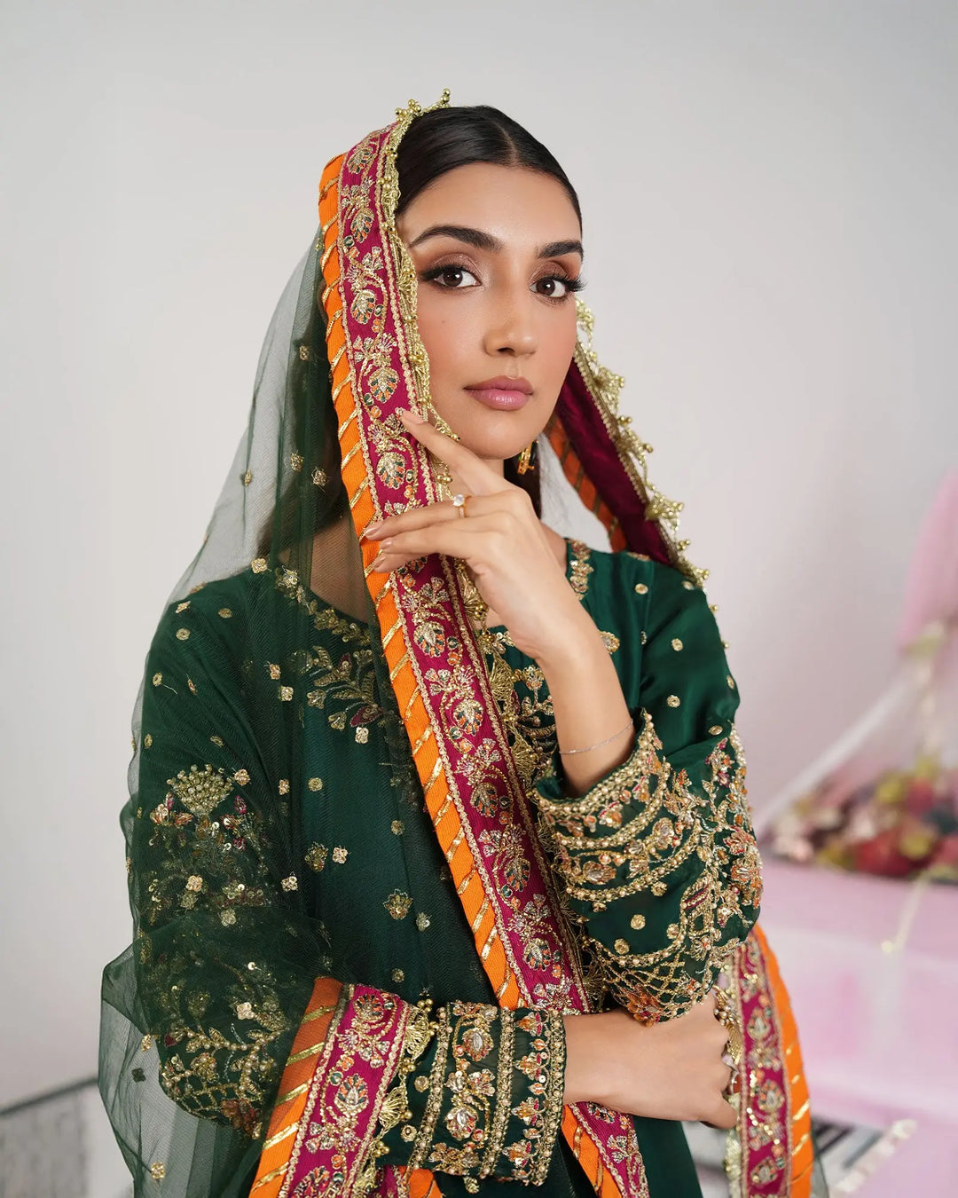 3-Piece Ready-to-Wear Chiffon Maxi | 2232-AF-CF Sha Posh Textile