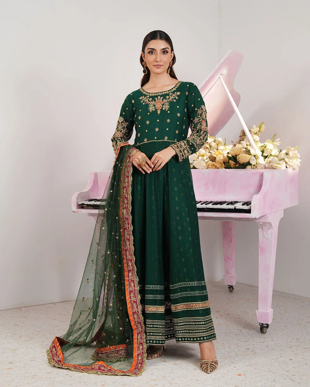 3-Piece Ready-to-Wear Chiffon Maxi | 2232-AF-CF Sha Posh Textile