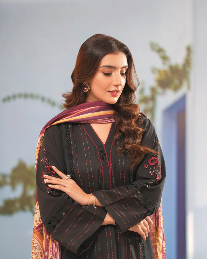 3-Piece Ready-to-Wear Cotton Suit | 17183-IG-CT Sha Posh Textile