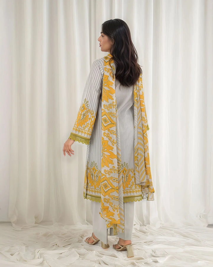 3-Piece Ready-to-Wear Cotton Suit | 17294-IG-CT - Sha Posh Textile