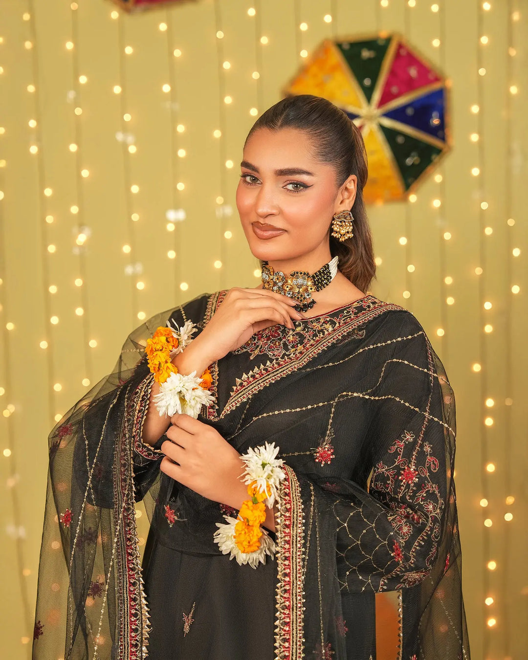 3-Piece Ready-to-Wear Katan Suit | 9733-IG-S.KTN - Sha Posh Textile