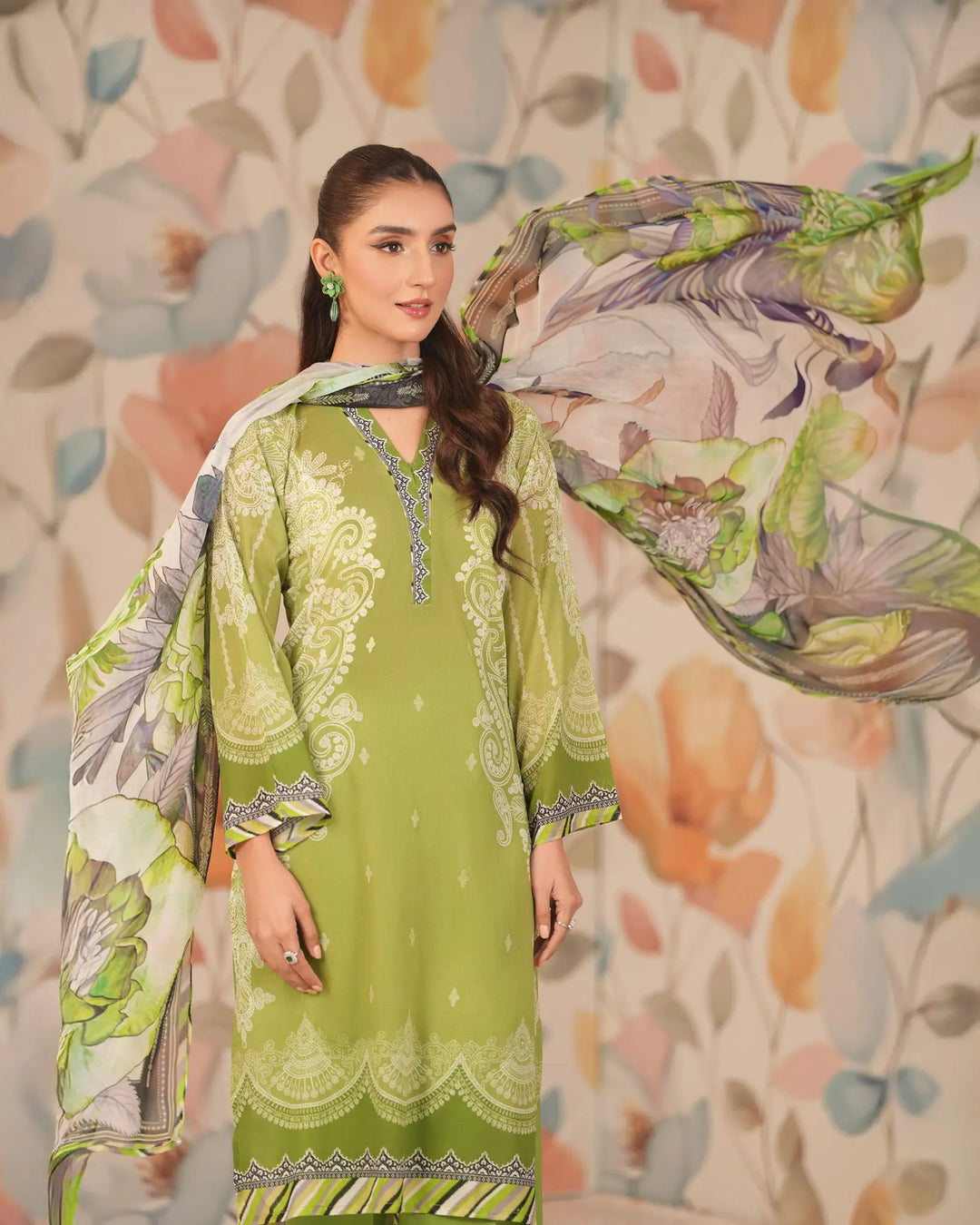 3 Piece Ready-to-Wear Lawn Suit | 17190-IG-LWN - Sha Posh Textile