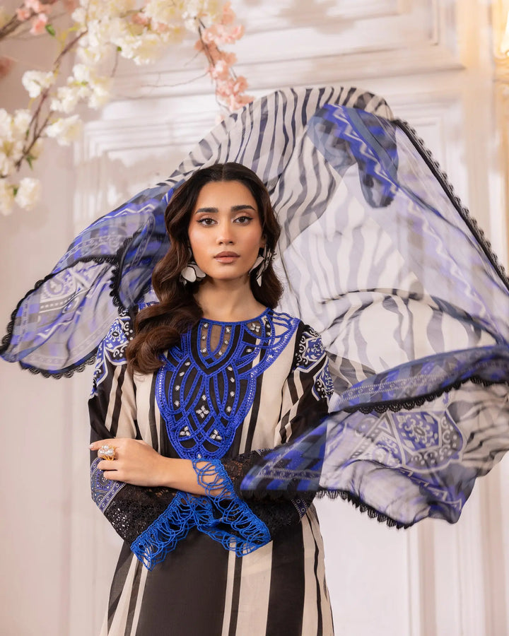 3-Piece Ready-to-Wear Lawn Suit | 17220-IG-LWN - Sha Posh Textile