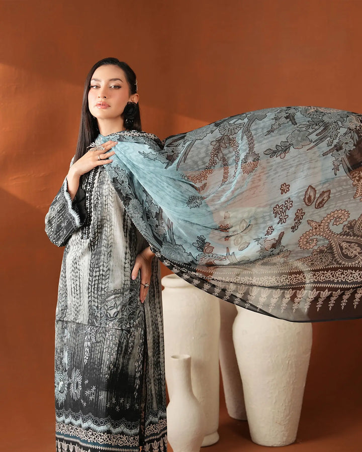 3-Piece Ready-to-Wear Lawn Suit | 17321-IG-LWN Sha Posh Textile