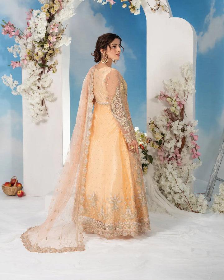 3-Piece Ready-to-Wear Net Maxi | 4082-SJ-NT - Sha Posh Textile