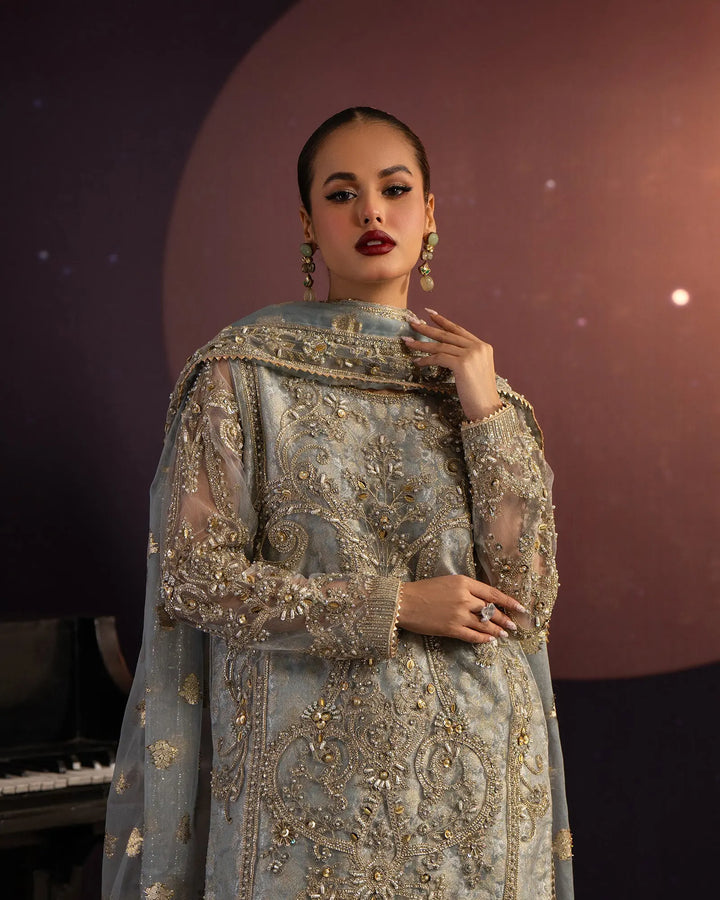 3-Piece Ready-to-Wear Net Suit | 1123-ST-NT Sha Posh Textile