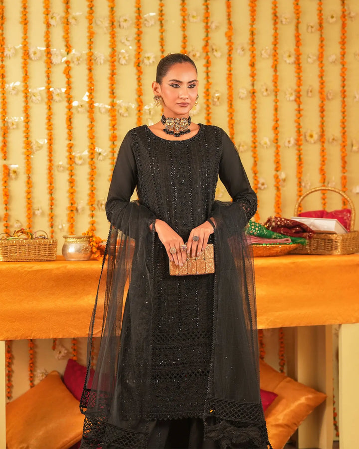 3-Piece Ready-to-Wear Organza Suit | 1137-ST-ORZ - Sha Posh Textile