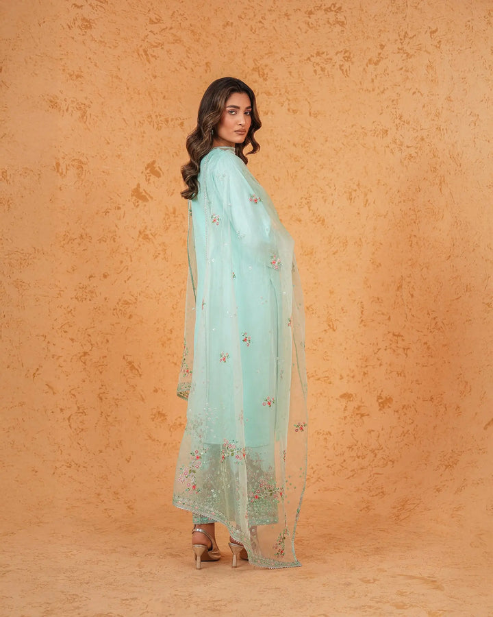 3-Piece Ready-to-Wear Raw Silk Suit | 2272-AF-D.RWS - Sha Posh Textile
