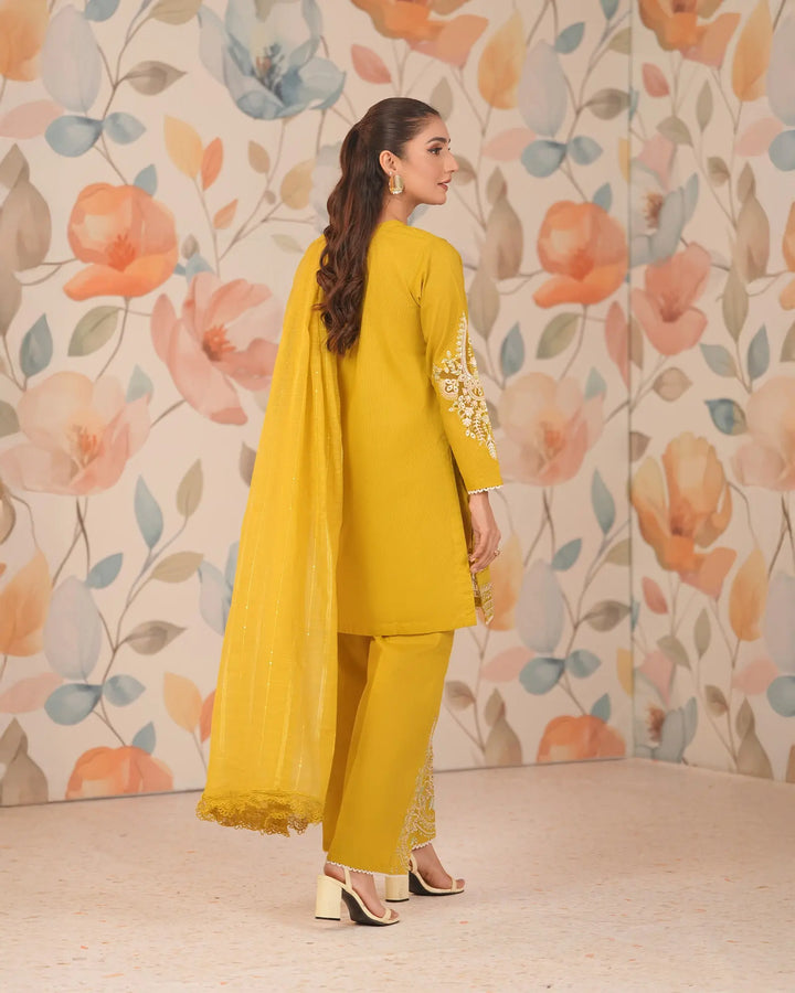 3 Piece Ready-to-Wear Rod Cotton Suit | 1996-NA-R.CT - Sha Posh Textile