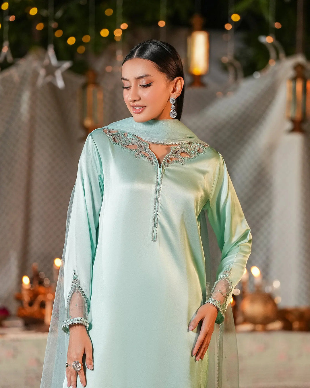 3-Piece Ready-to-Wear Silk Suit | 1148-ST-SLK Sha Posh Textile