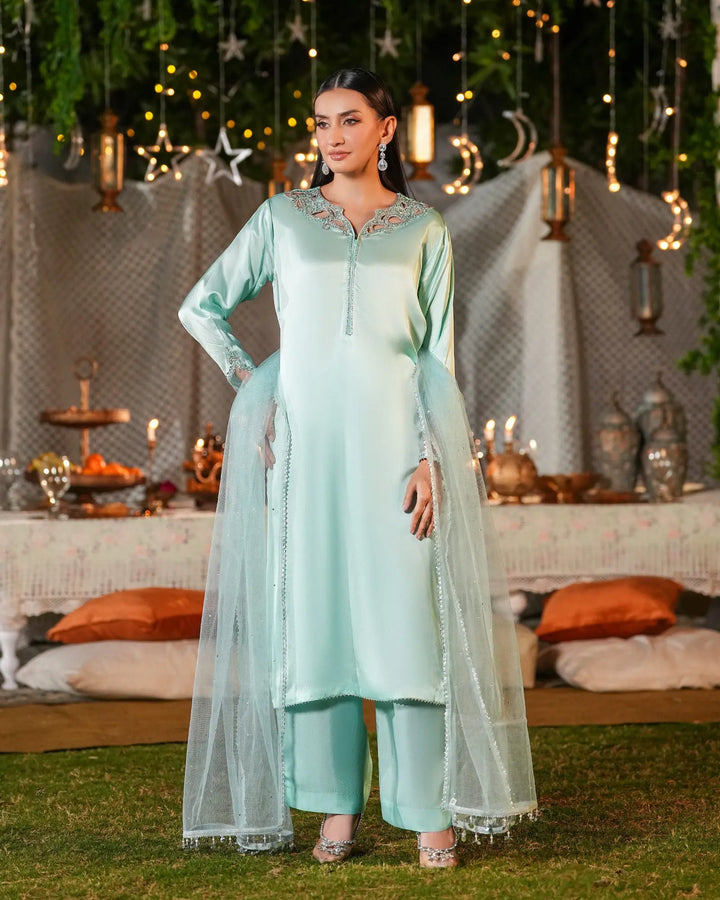 3-Piece Ready-to-Wear Silk Suit | 1148-ST-SLK Sha Posh Textile