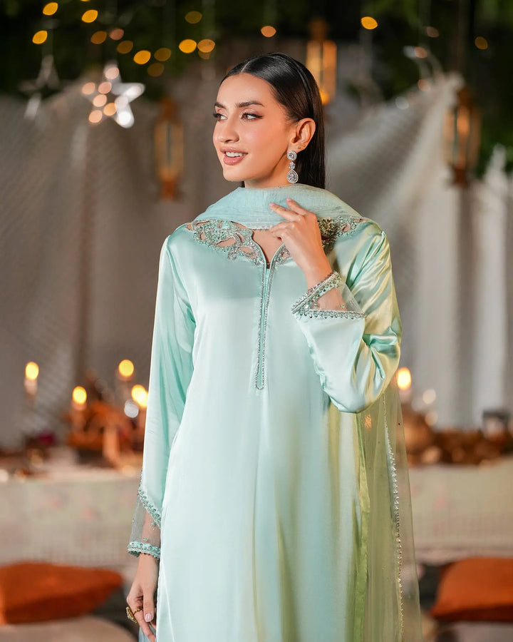 3-Piece Ready-to-Wear Silk Suit | 1148-ST-SLK Sha Posh Textile