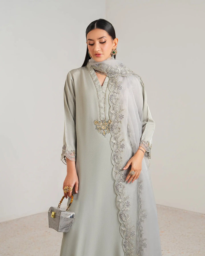 3-Piece Ready-to-Wear Silk Suit |  4090-SJ-SLK Sha Posh Textile