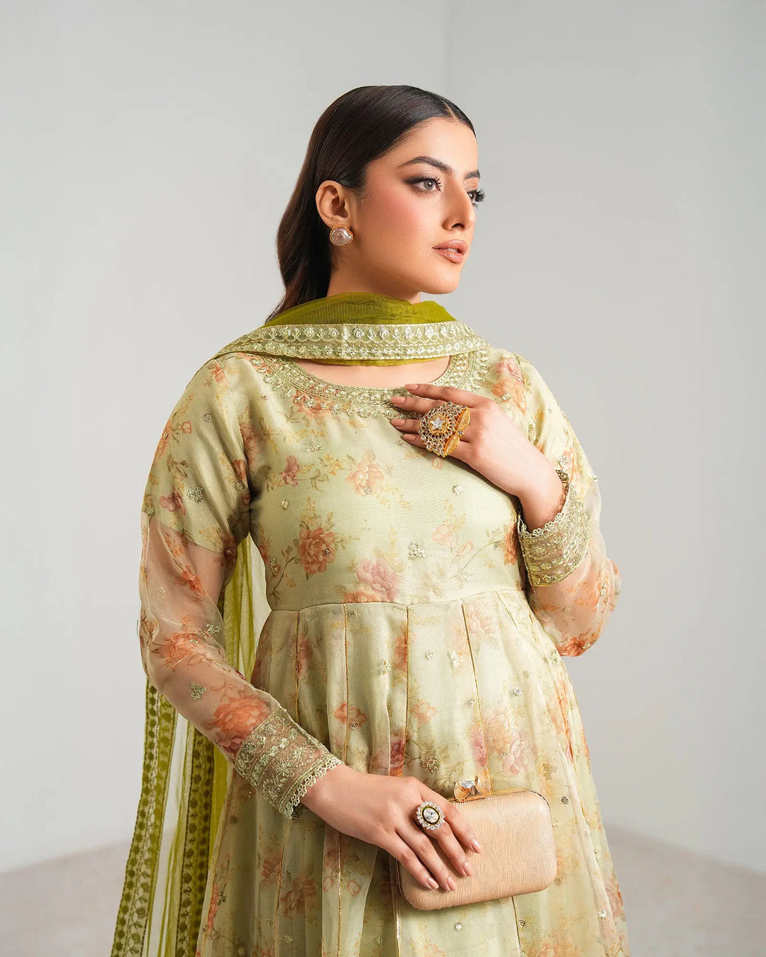 3-Piece Ready-to-Wear Tissue Maxi | 2274-AF-TSU Sha Posh Textile