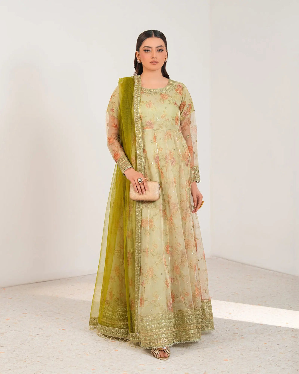 3-Piece Ready-to-Wear Tissue Maxi | 2274-AF-TSU Sha Posh Textile