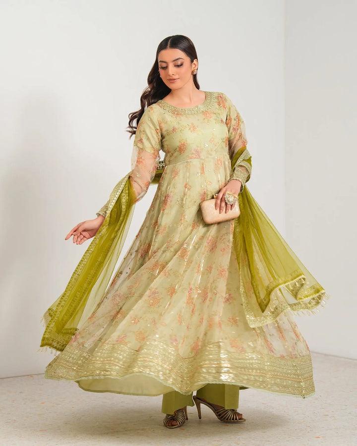 3-Piece Ready-to-Wear Tissue Maxi | 2274-AF-TSU Sha Posh Textile
