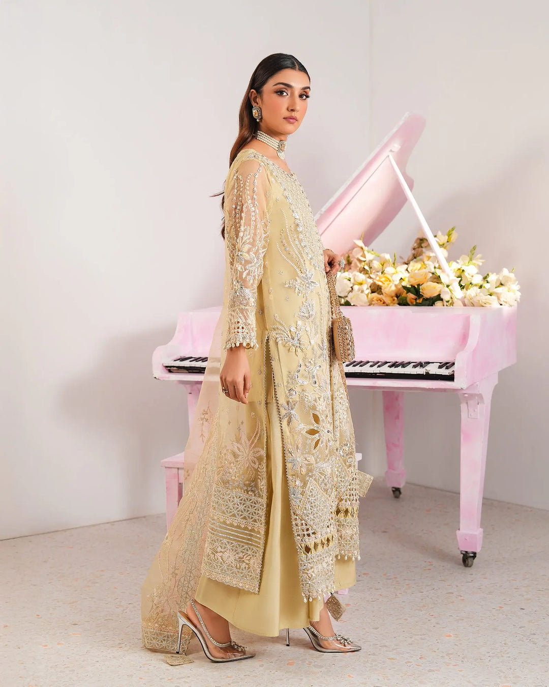 3-Piece Ready-to-Wear Tissue Suit | 1315-NA-TSU Sha Posh Textile