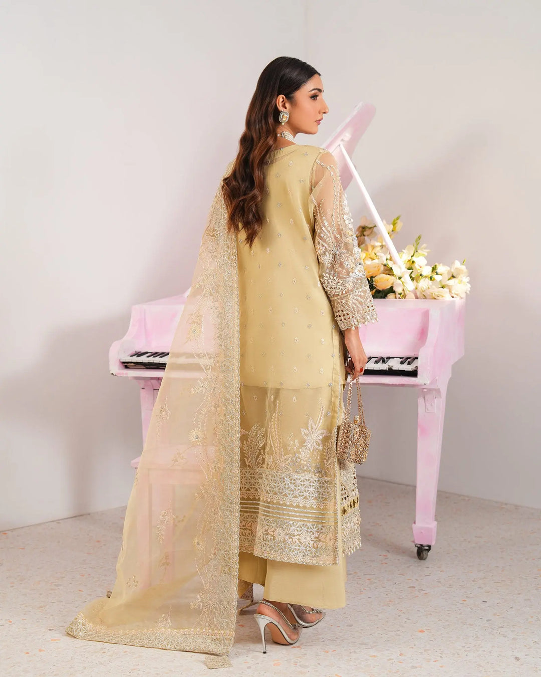 3-Piece Ready-to-Wear Tissue Suit | 1315-NA-TSU Sha Posh Textile