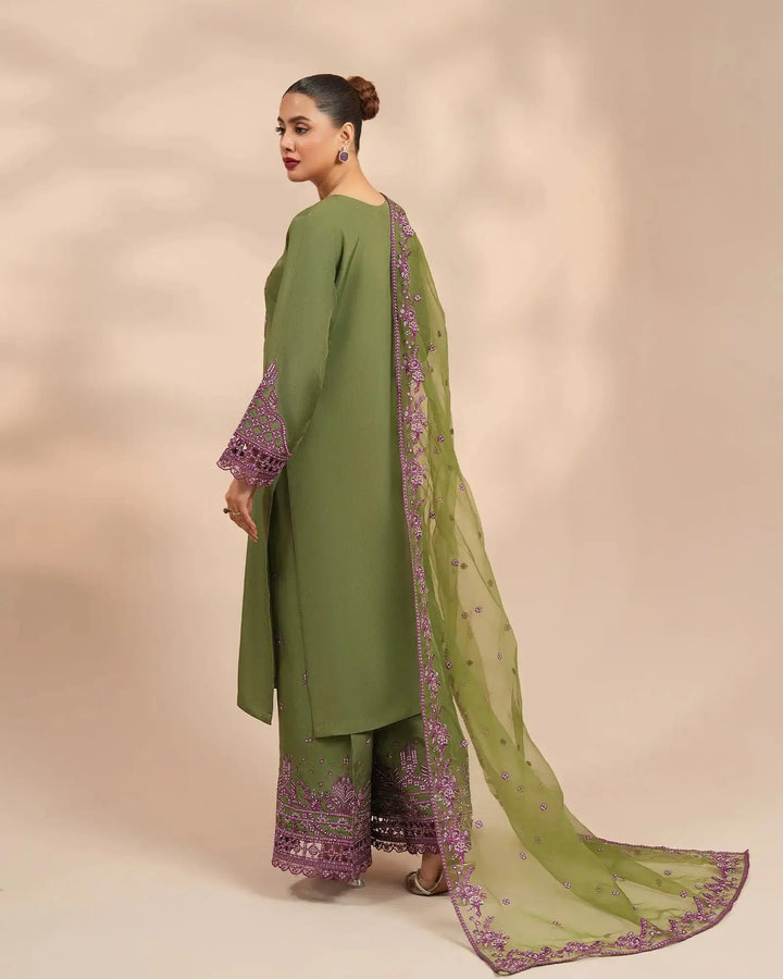 3 Piece Silk Suit Stitched | 1306-NA-SLK Sha Posh Textile