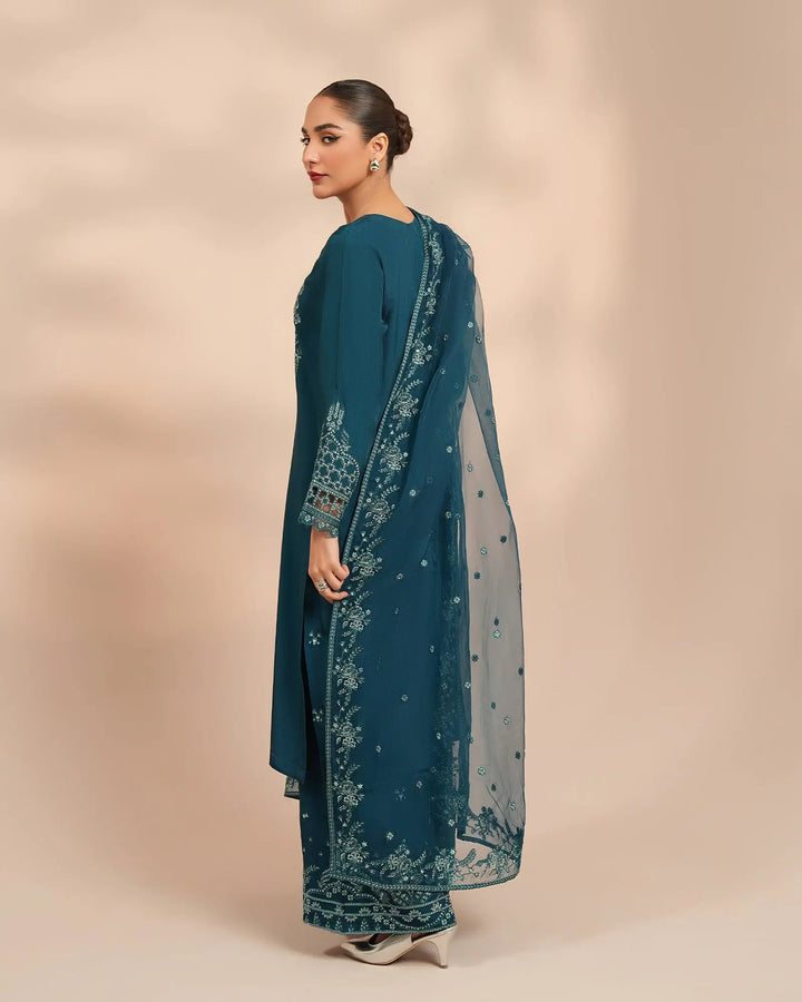 3 Piece Silk Suit Stitched | 1306-NA-SLK - Sha Posh Textile