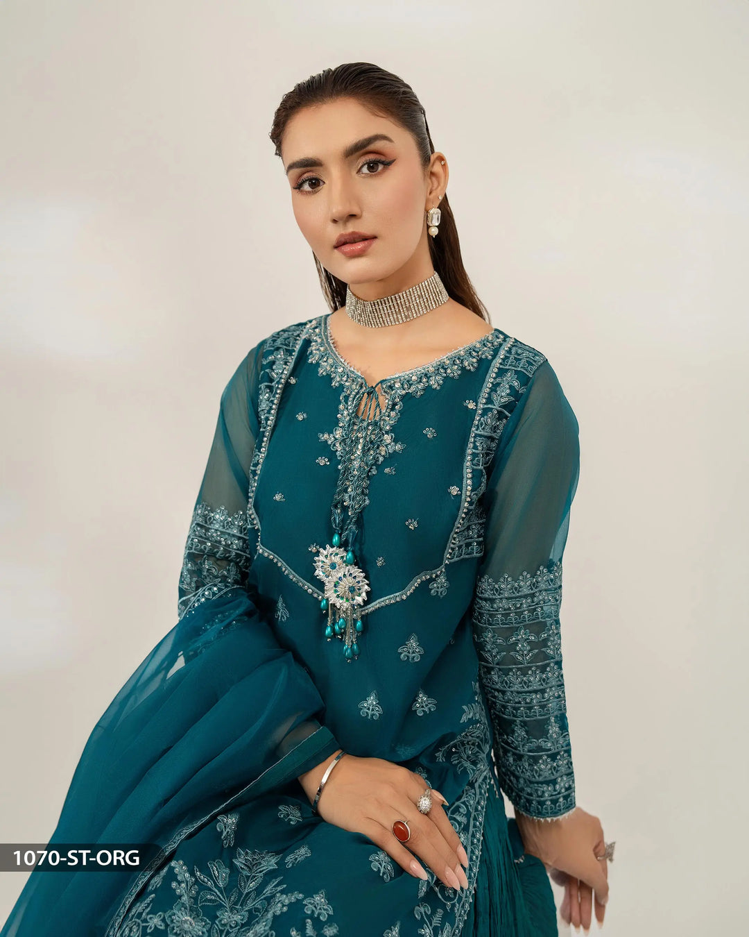 3 Piece Tissue Suit | 1070-ST-TSU - Sha Posh Textile