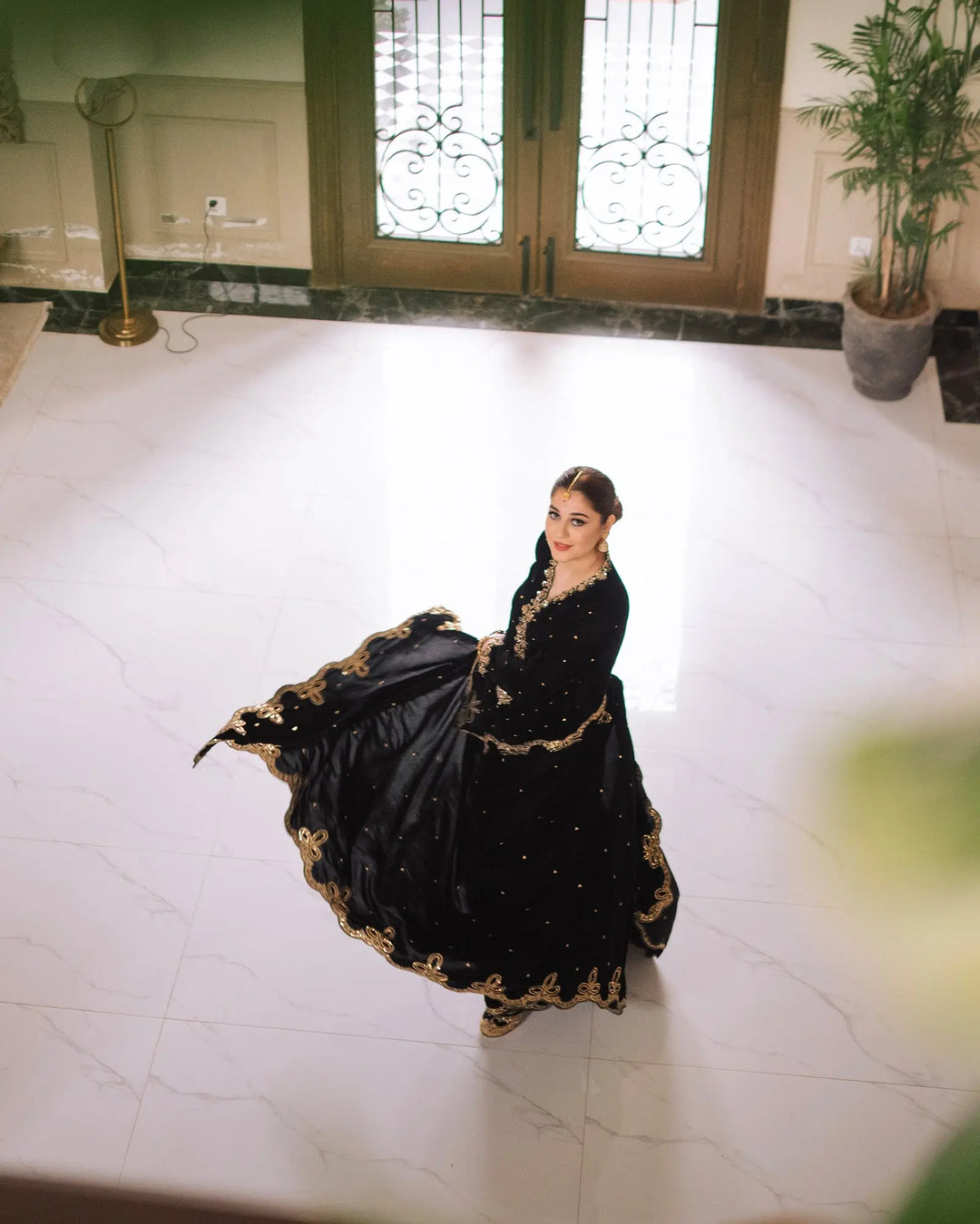 3 Piece Velvet Suit Stitched | 1133-ST-VLT - Sha Posh Textile