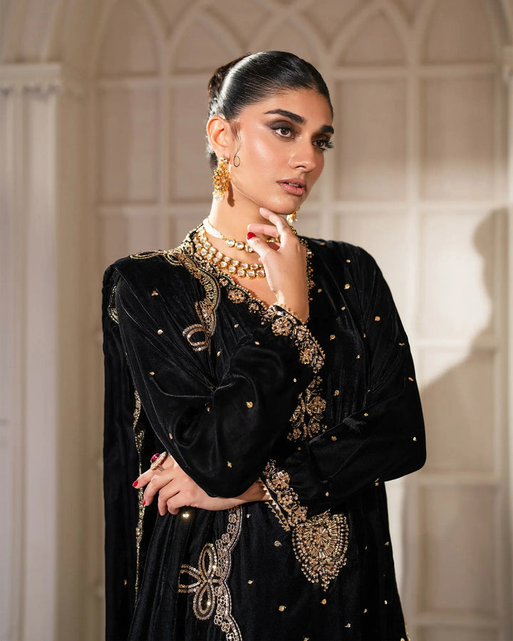 3 Piece Velvet Suit Stitched | 1133-ST-VLT - Sha Posh Textile